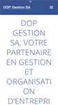 Mobile Screenshot of dop-gestion.ch